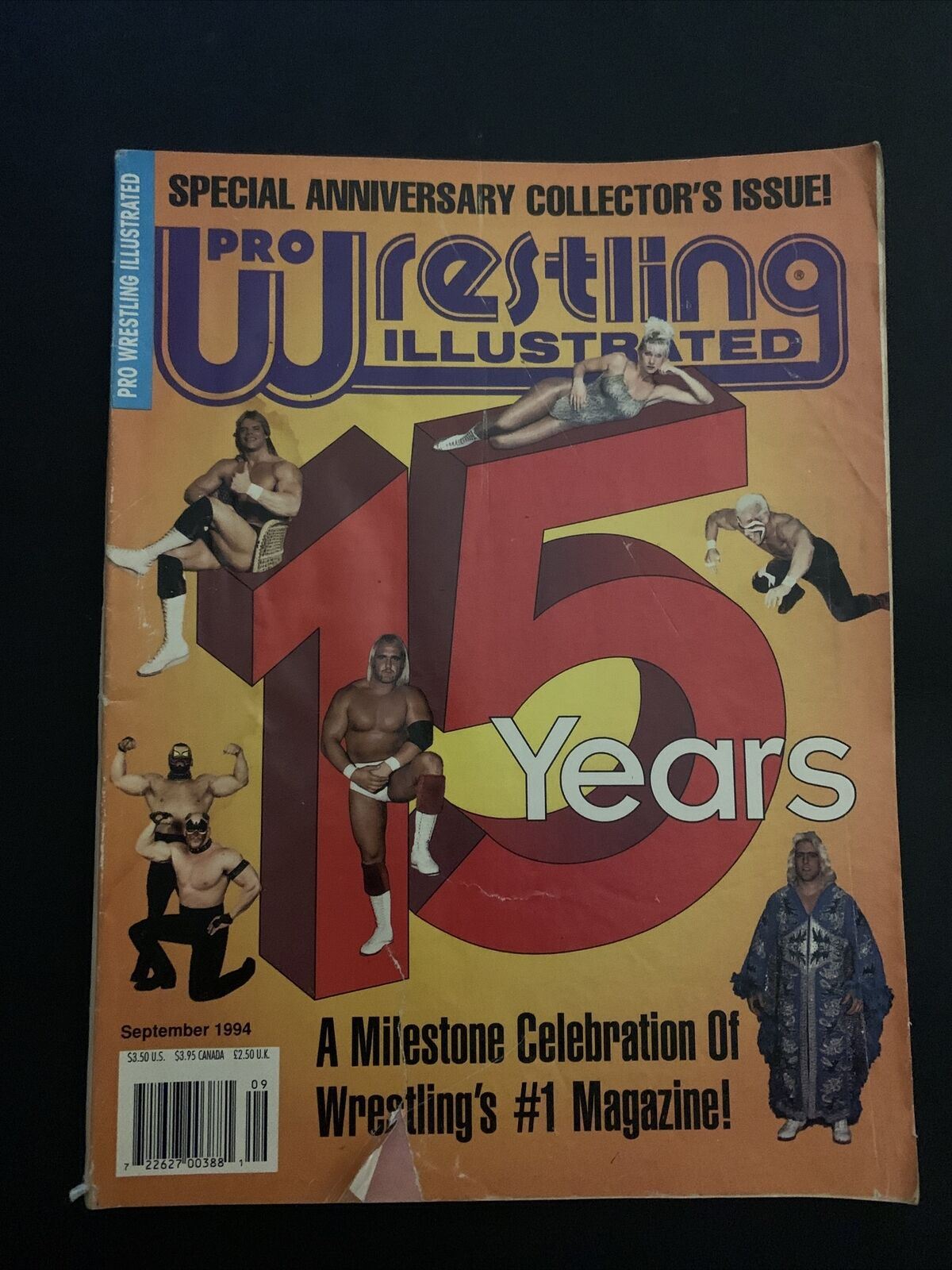 Pro Wrestling Illustrated Magazine September 1994 Anniversary Collector's Issue