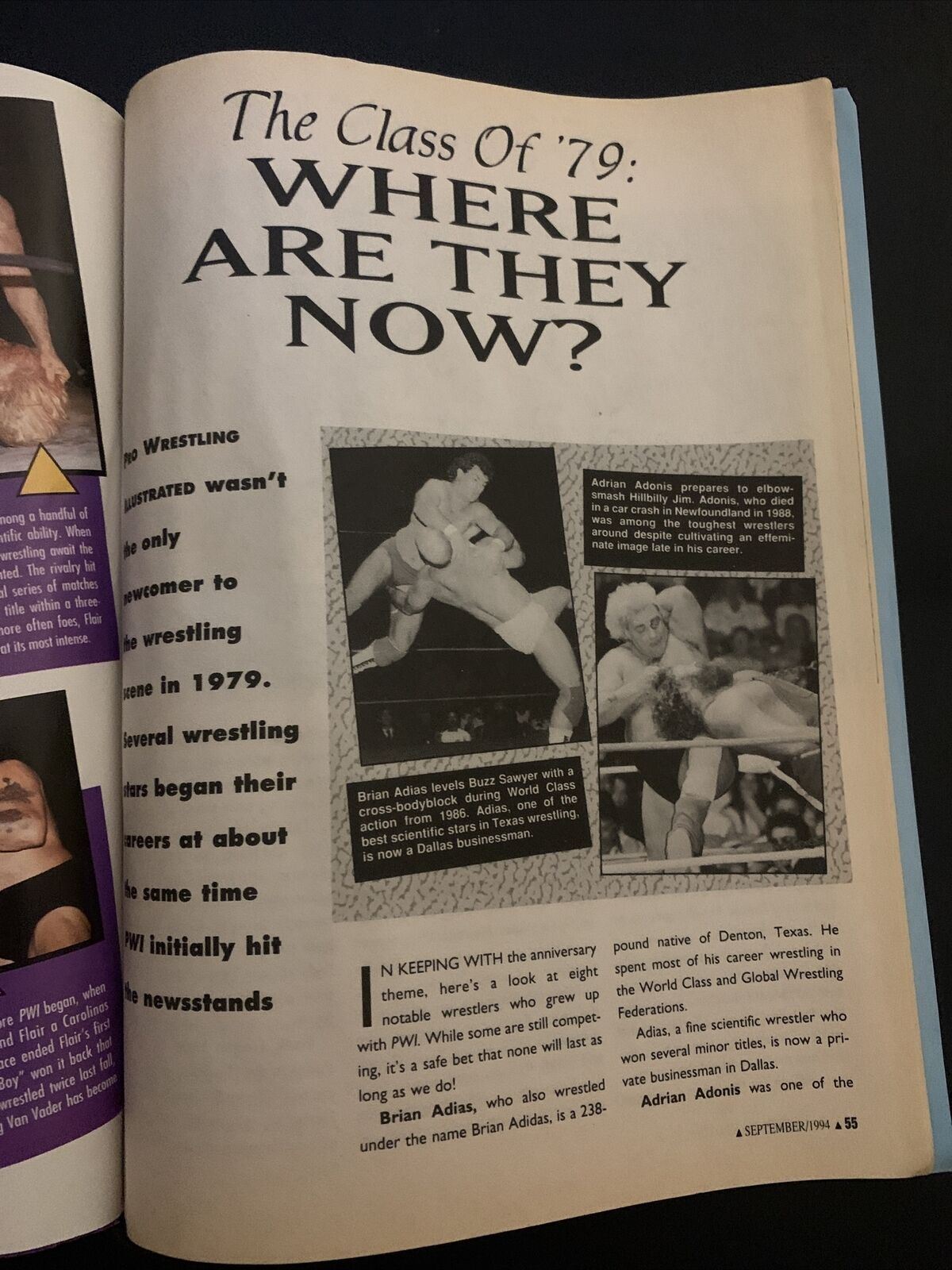 Pro Wrestling Illustrated Magazine September 1994 Anniversary Collector's Issue