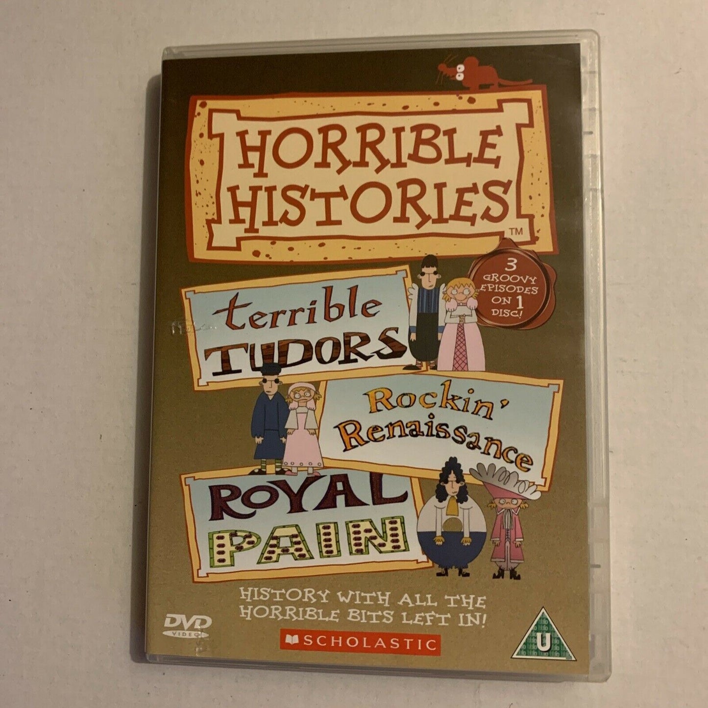 Horrible Histories: Terrible Tudors, Rockin' Renaissance, Royal Pain  (DVD, 2001)