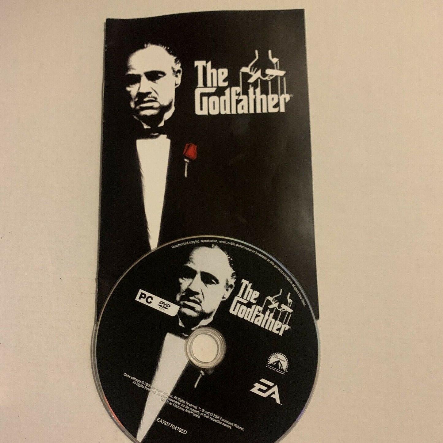 The Godfather PC DVD-ROM With Manual