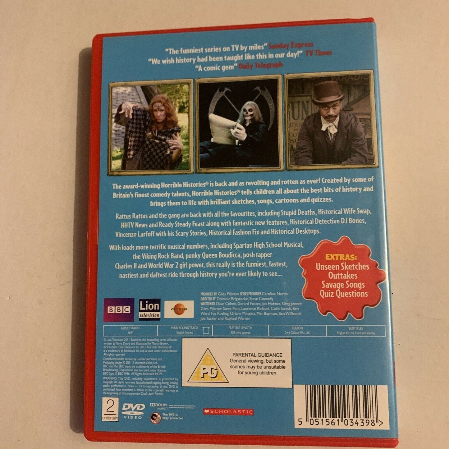 Horrible Histories - Series 2 (DVD, 2011) Region 4&2