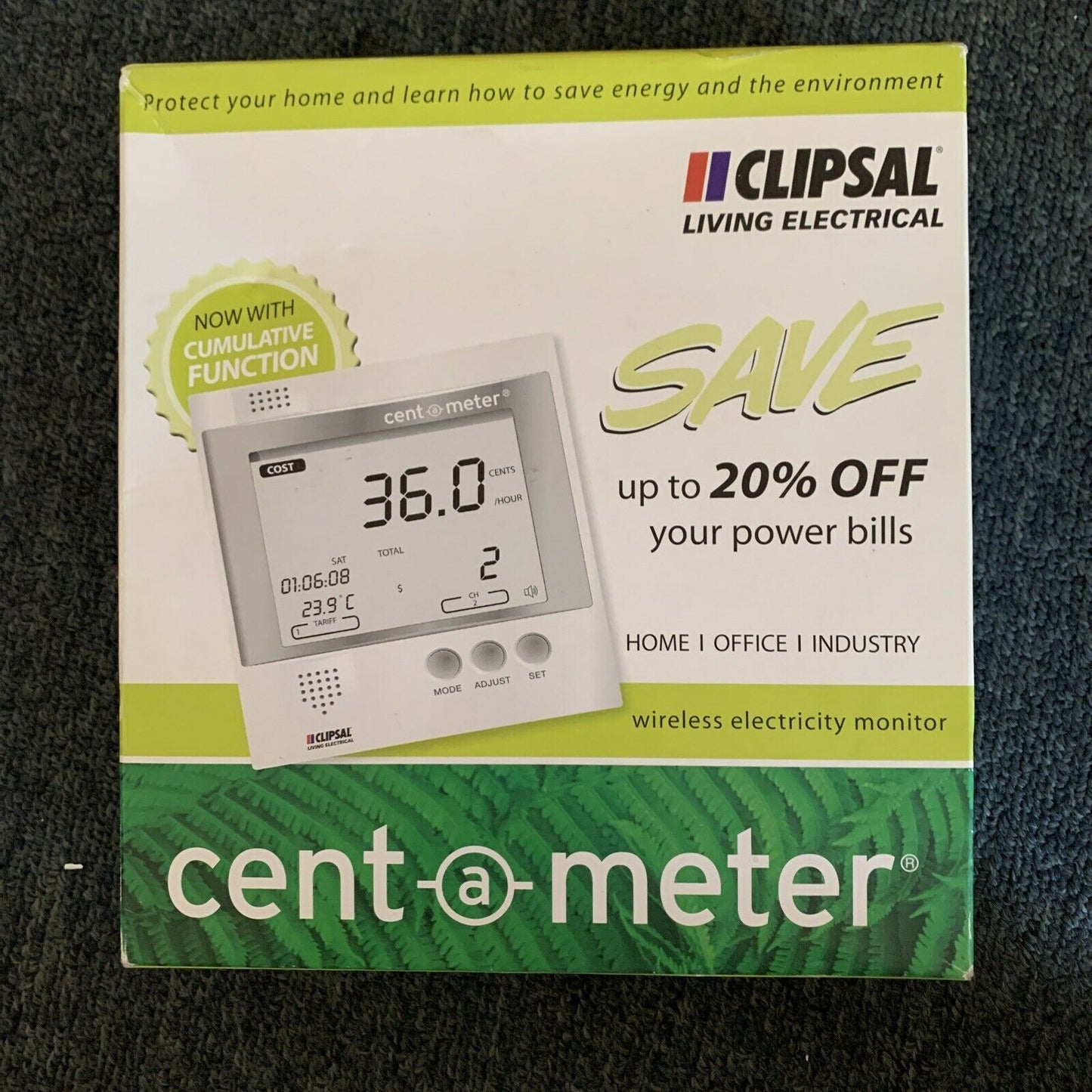 *New Sealed* Clipsal Cent-a-meter Wireless Electricity Monitor