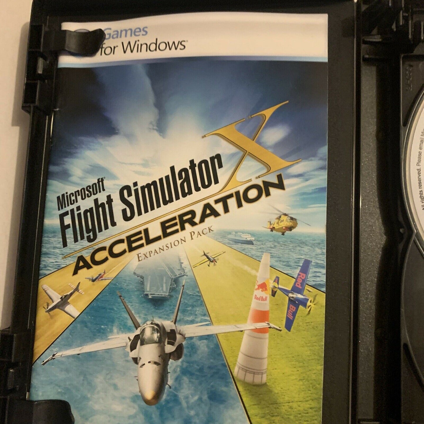 Microsoft Flight Simulator X Gold Edition PC DVD-ROM 3-Discs & Acceleration Pack