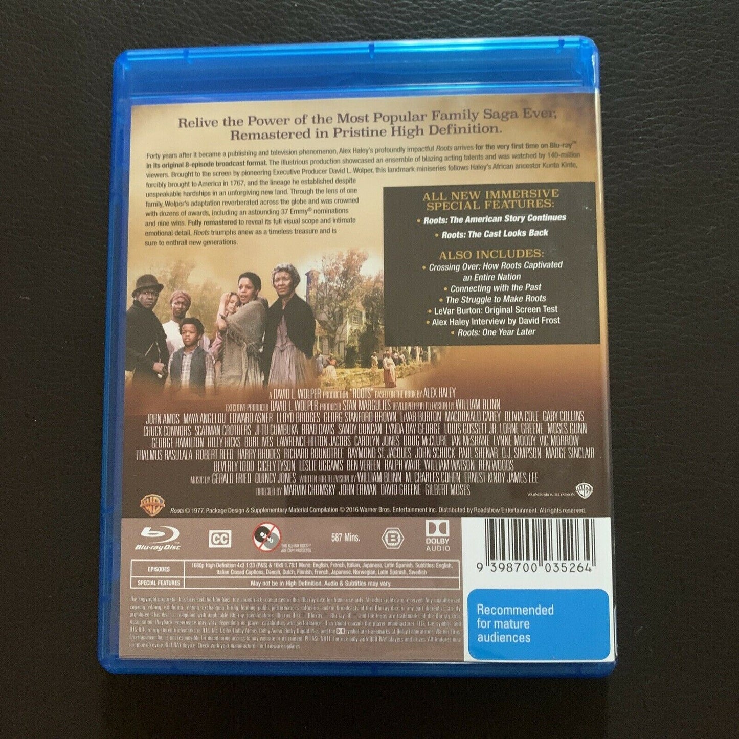 Roots - Special Remastered Complete Edition (Bluray, 1977, 3-Disc) Region B