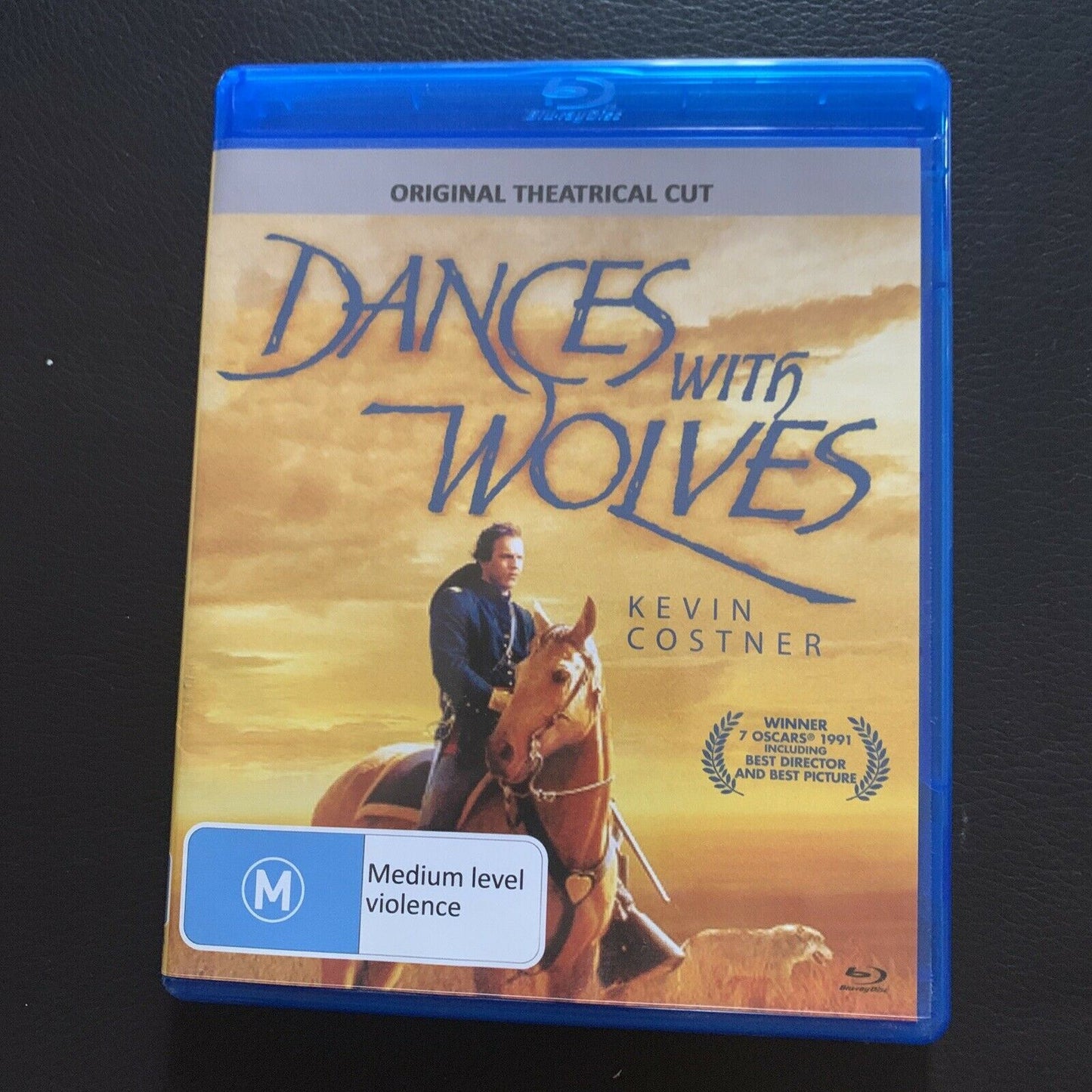 Dances With Wolves - Original Theatrical Cut (Bluray, 1990) Kevin Costner.