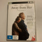 Away From Her (DVD, 2006) Julie Christie, Michael Murphy, Gordon Pinsent Region4