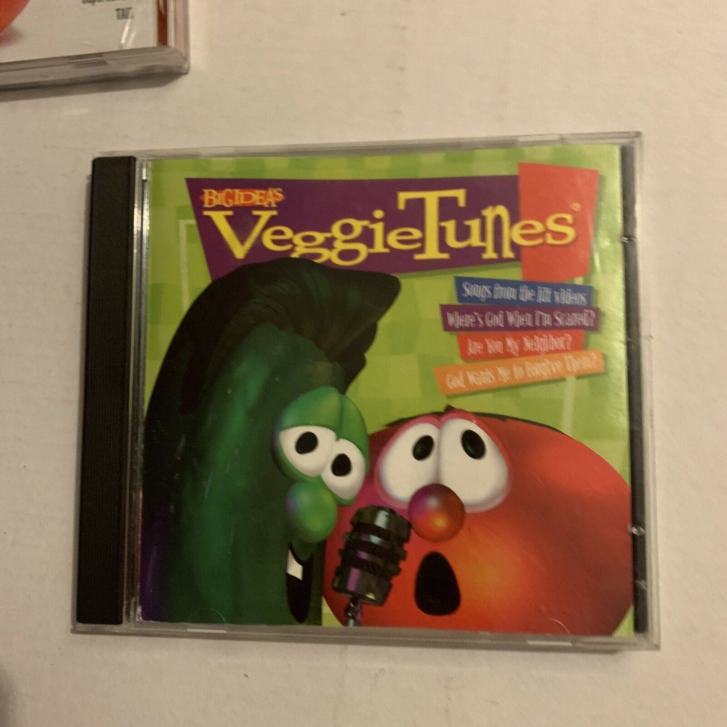 2x Veggie Tales - Veggie Tunes & Veggie Rocks! CD Audio