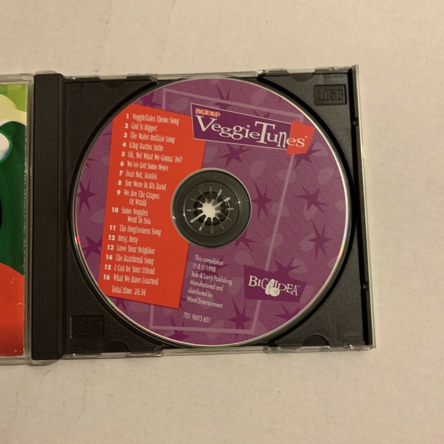 2x Veggie Tales - Veggie Tunes & Veggie Rocks! CD Audio