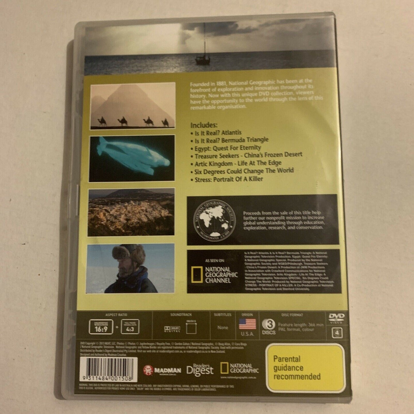 The Best Of National Geographic - Atlantis, Bermuda Triangle (DVD, 2013, 3-Disc)