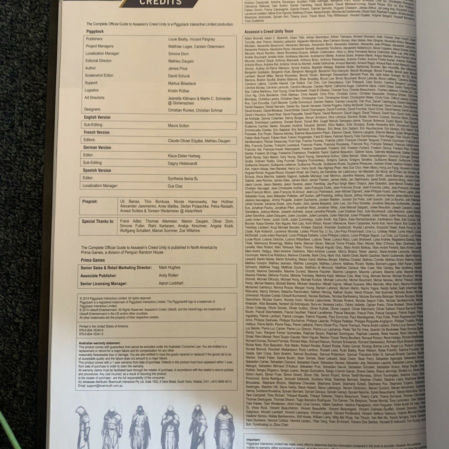 Assassin's Creed Unity: Prima Official Game Guide