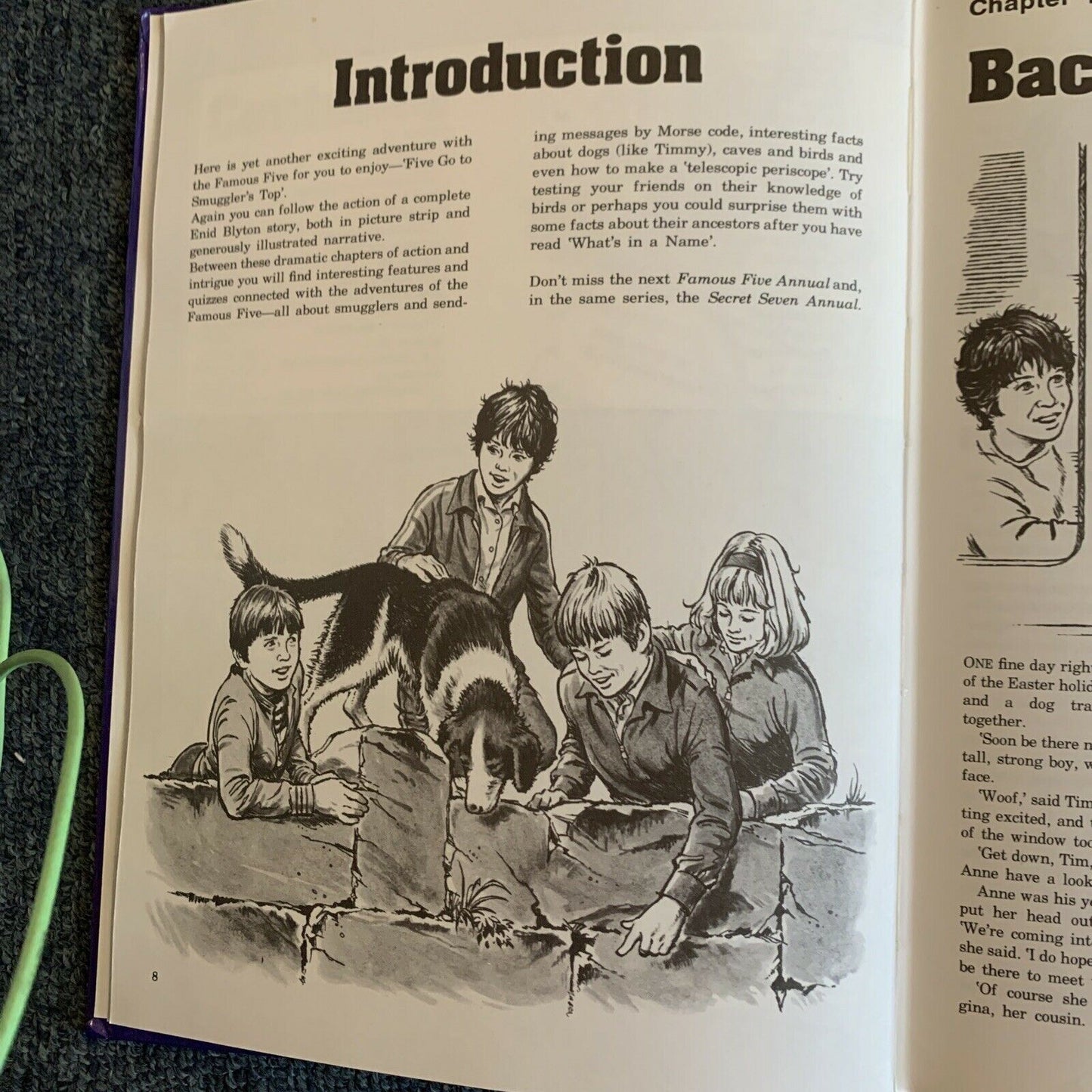 Grid Blyton's: Famous Five - Go To Smuggler's Top Annual 1979 Book 1st Edition
