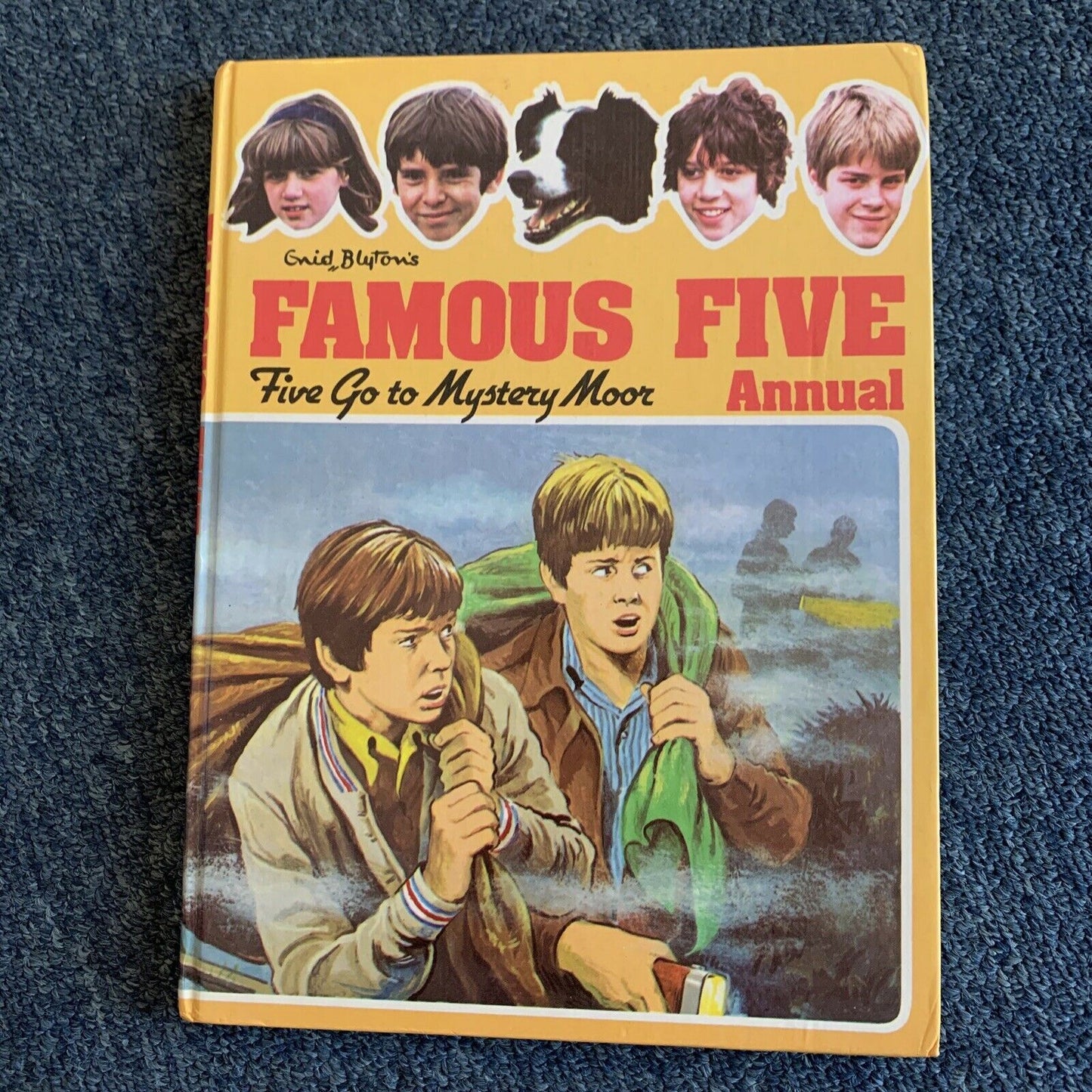Grid Blyton's: Famous Five - Five Go To Mystery Moon Annual -Hardcover Book 1980