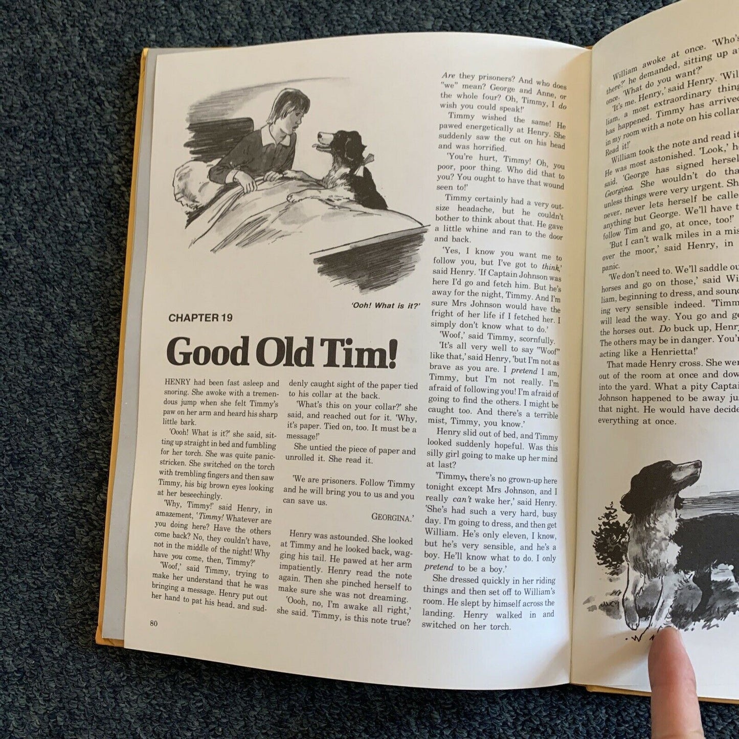 Grid Blyton's: Famous Five - Five Go To Mystery Moon Annual -Hardcover Book 1980