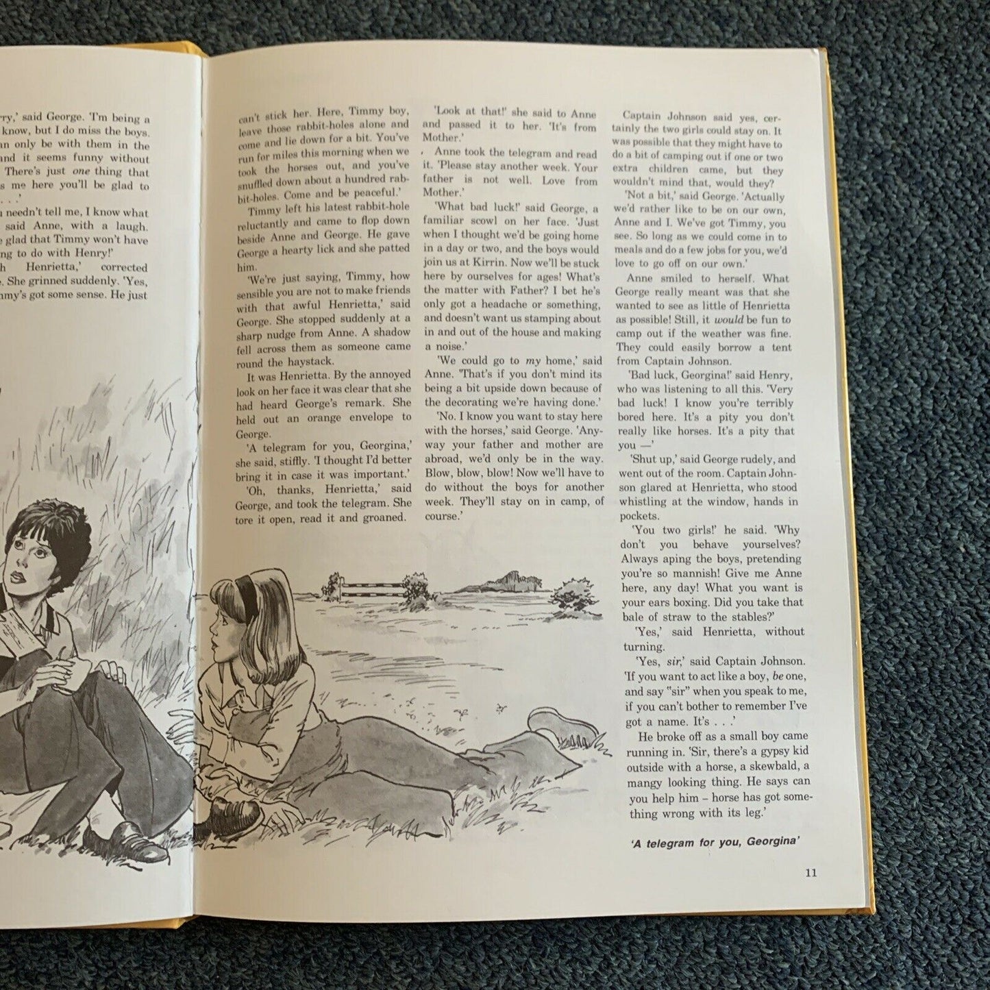 Grid Blyton's: Famous Five - Five Go To Mystery Moon Annual -Hardcover Book 1980