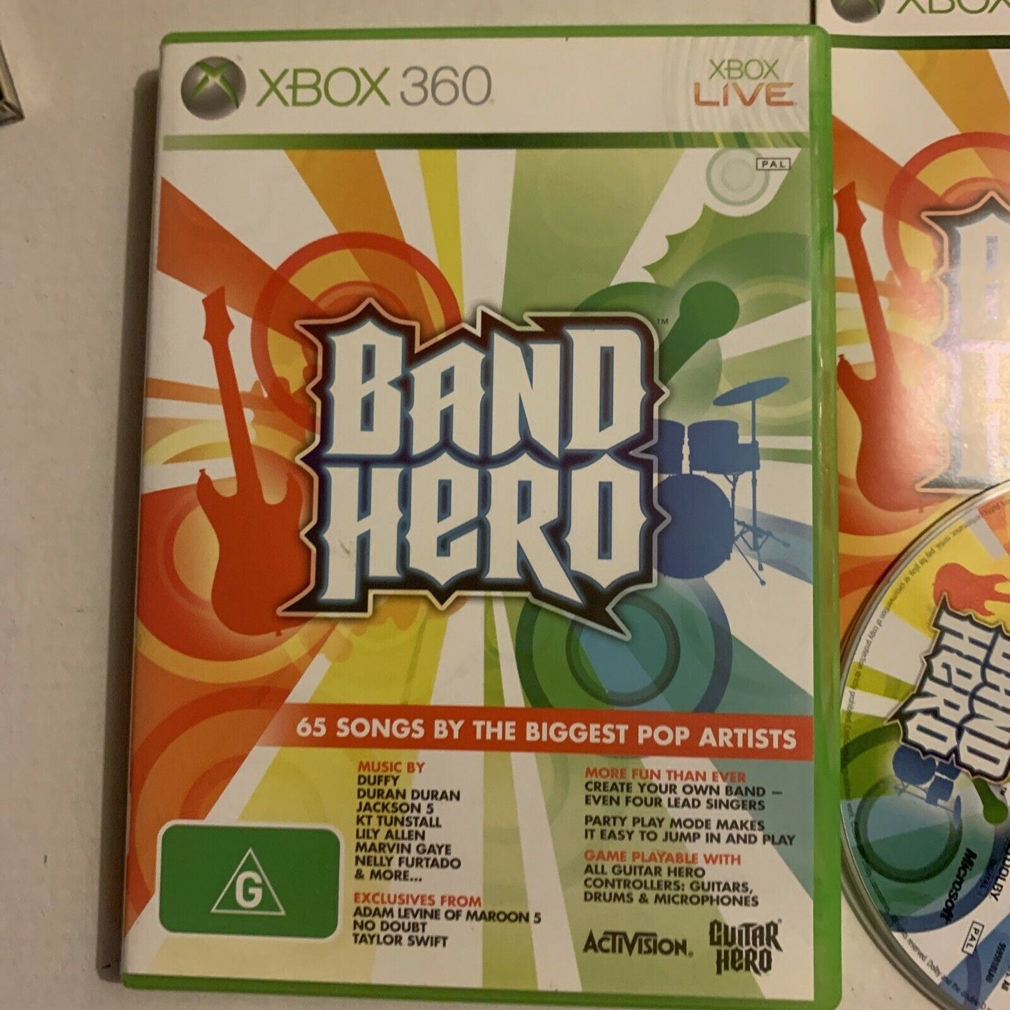 Band Hero - Xbox 360 With Manual PAL