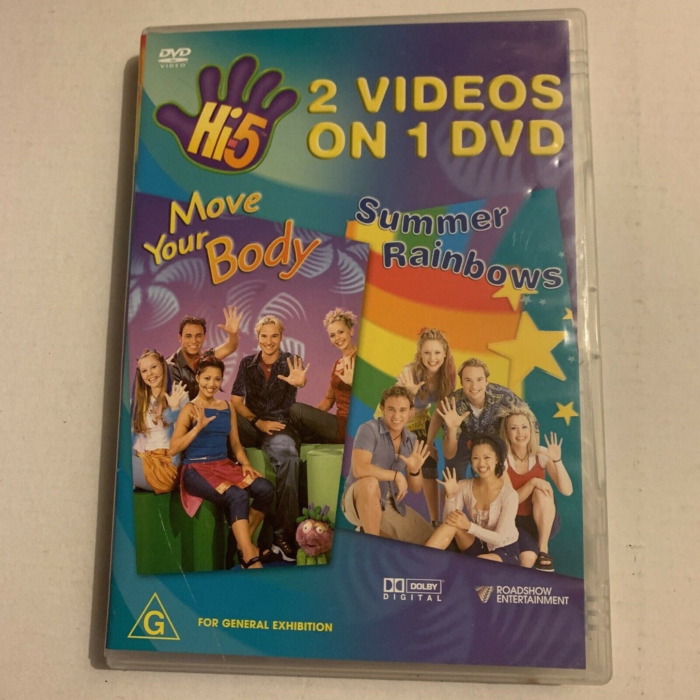 Hi-5: Move Your Body & Singer Rainbows (dvd, 2003) Region 4 – Retro Unit