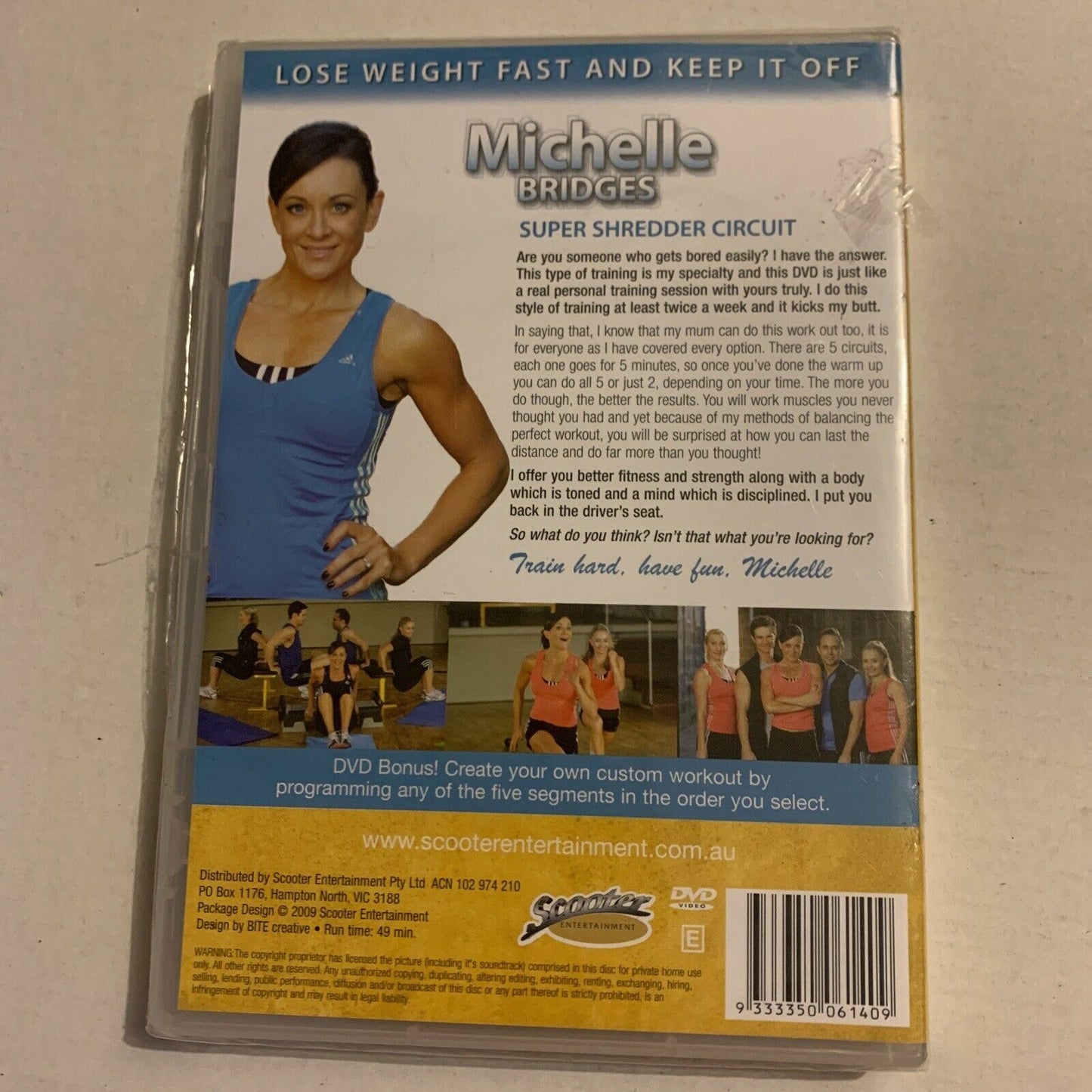 *New Sealed* Michelle Bridges - Super Shredder Circuit  (DVD, 2009) Region 4