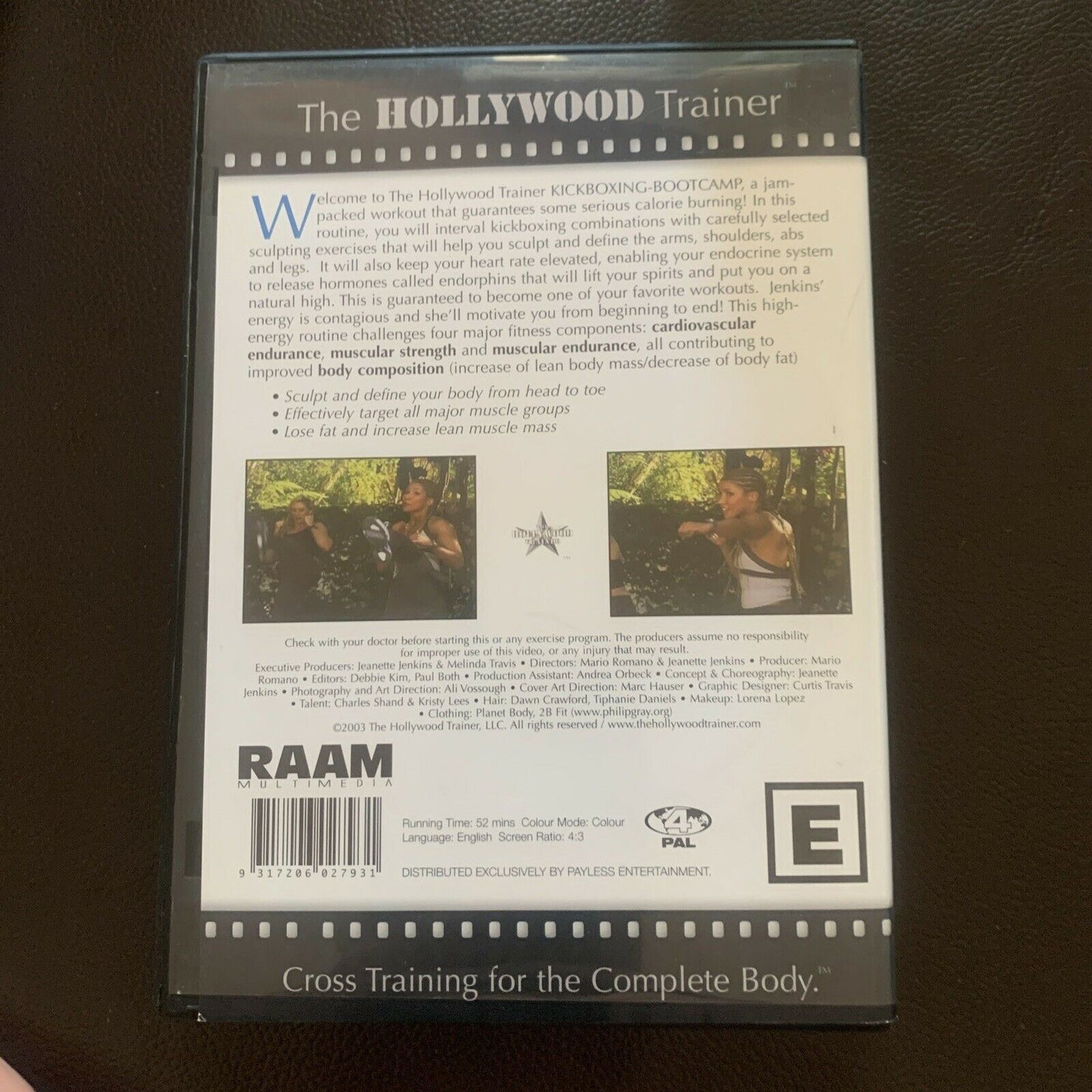 The Hollywood Trainer: Kickboxing-Bootcamp (DVD, 2003) Jeanette Jenkins.