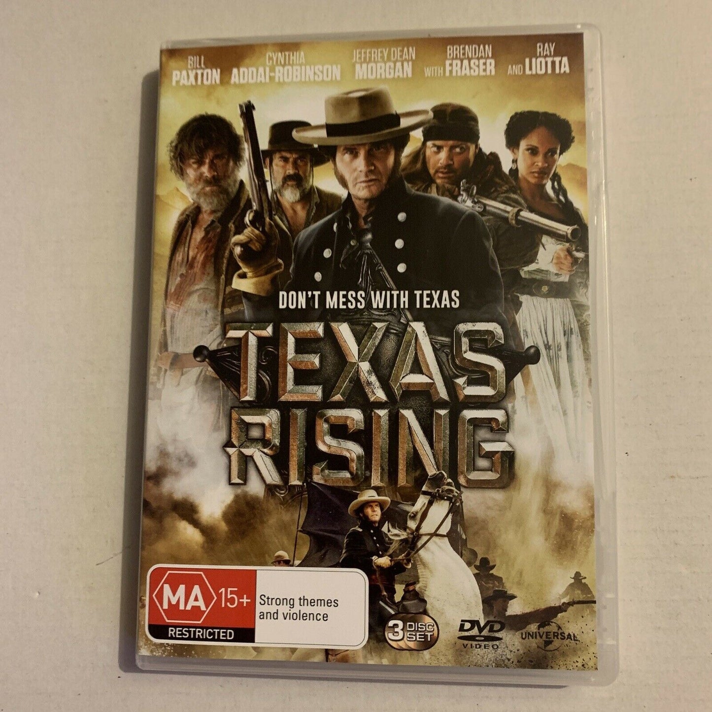 Texas Rising : Season 1 (DVD, 2016, 3-Disc Set)  Region 4&2