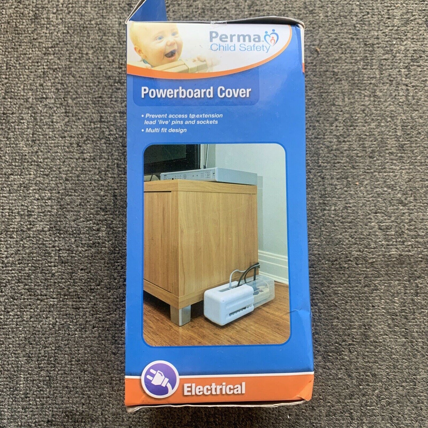 Perma Child Safety - Powerboard Cover: Prevent Access To Extension Electric Pins