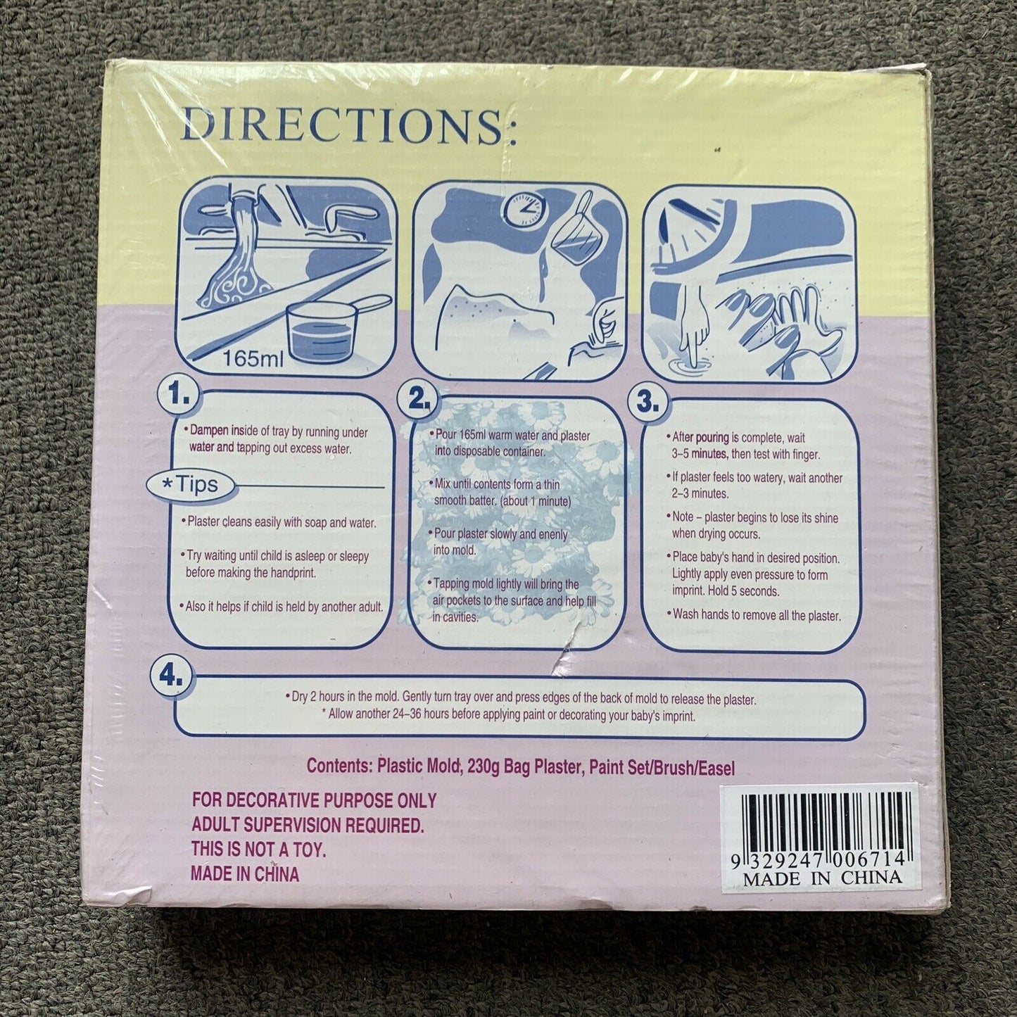 *New Sealed* Baby's Handprint Kit - A Keepsake To Cherish A Lifetime