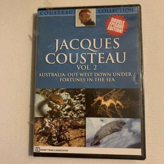 *New Sealed* Jacques Cousteau Vol. 2: Australia Out West Down under (DVD)