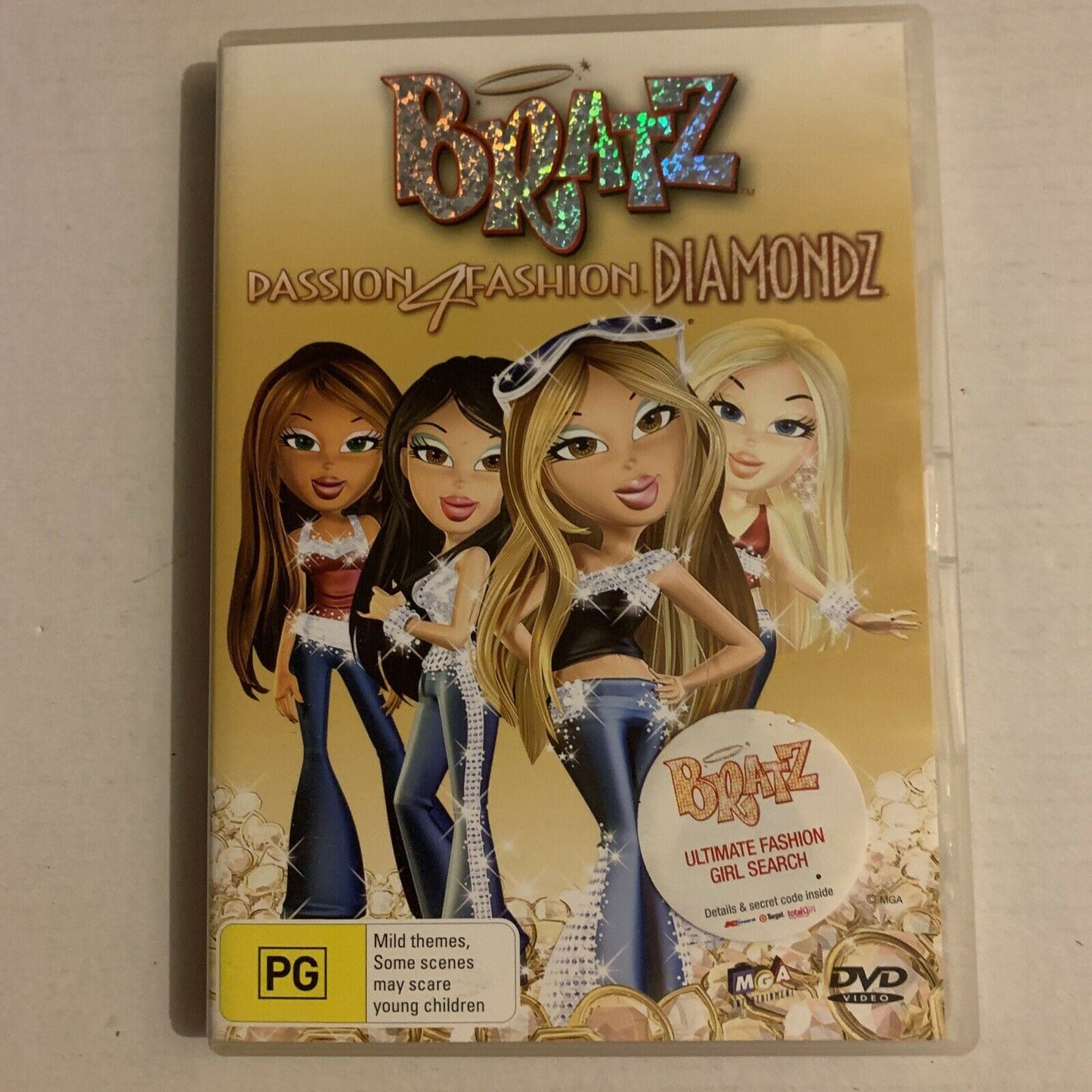 Bratz - Passion 4 Fashion Diamondz (DVD, 2006) Region 4