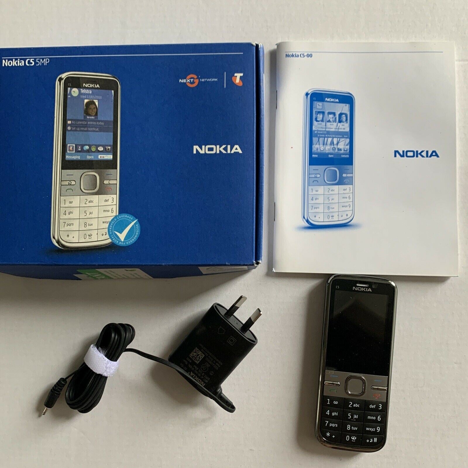 Nokia C5-00 5MP Mobile Phone *Telstra Network Locked* – Retro Unit