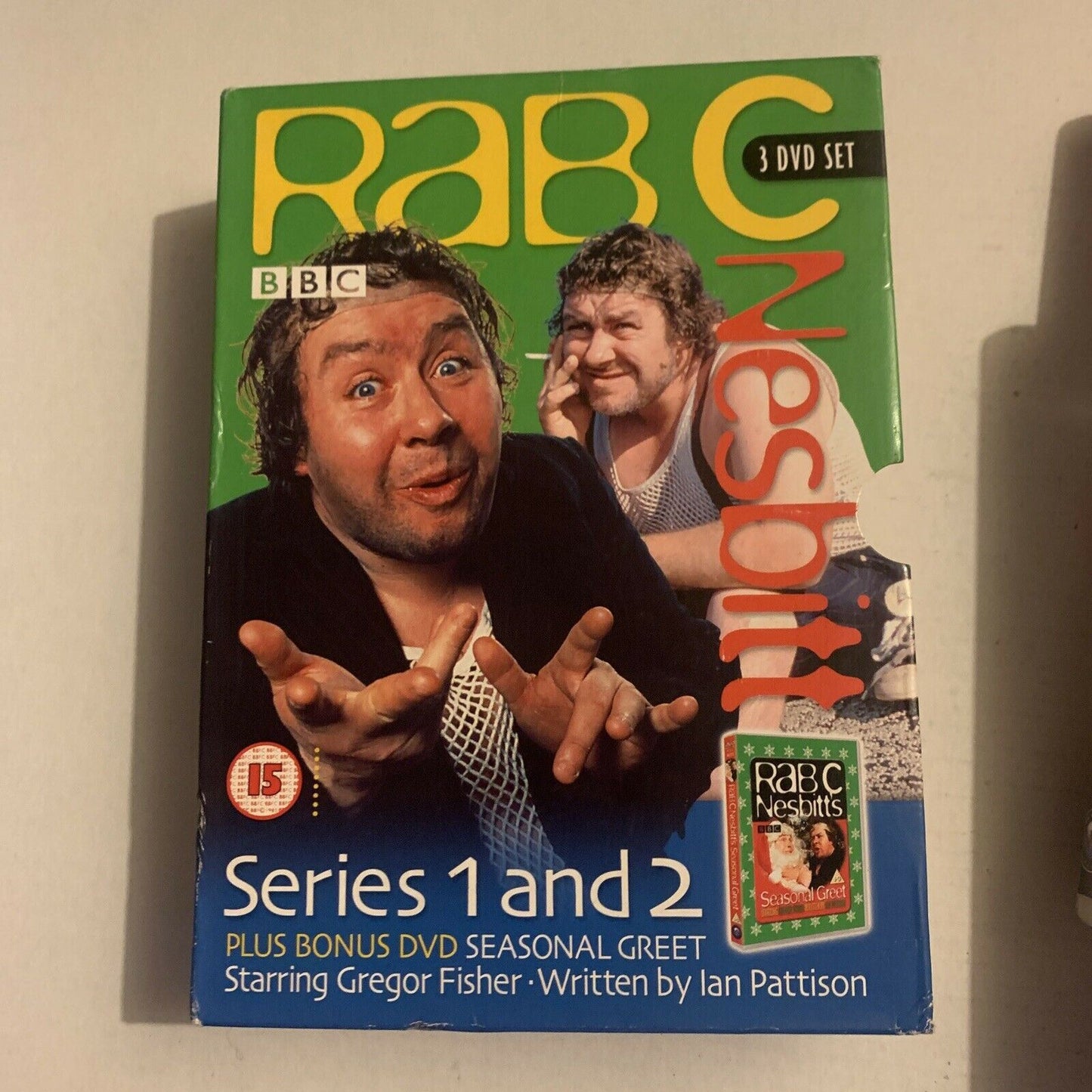 Rab C. Nesbitt's - Series 1 & 2 (DVD, 2004) Gregor Fisher. BBC All Regions