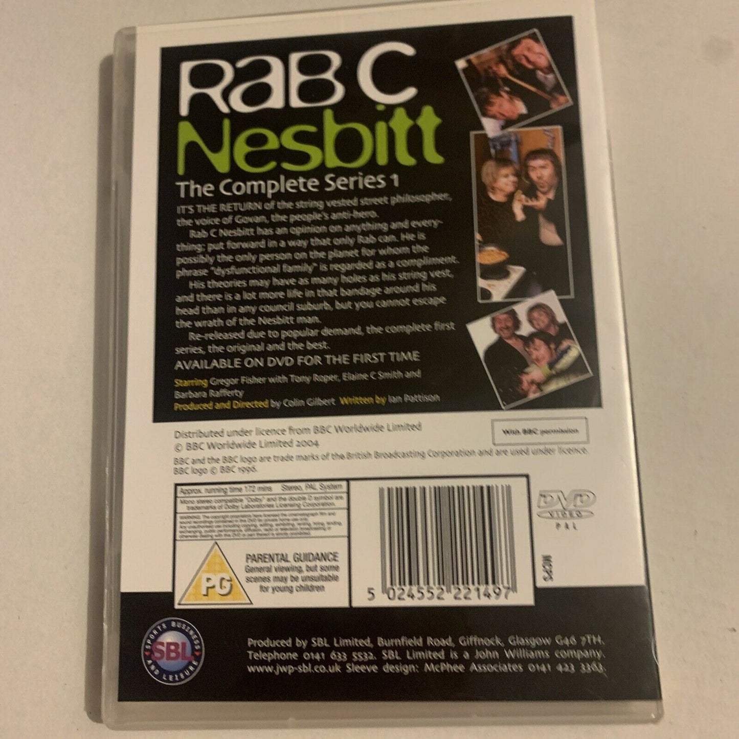 Rab C. Nesbitt's - Series 1 & 2 (DVD, 2004) Gregor Fisher. BBC All Regions