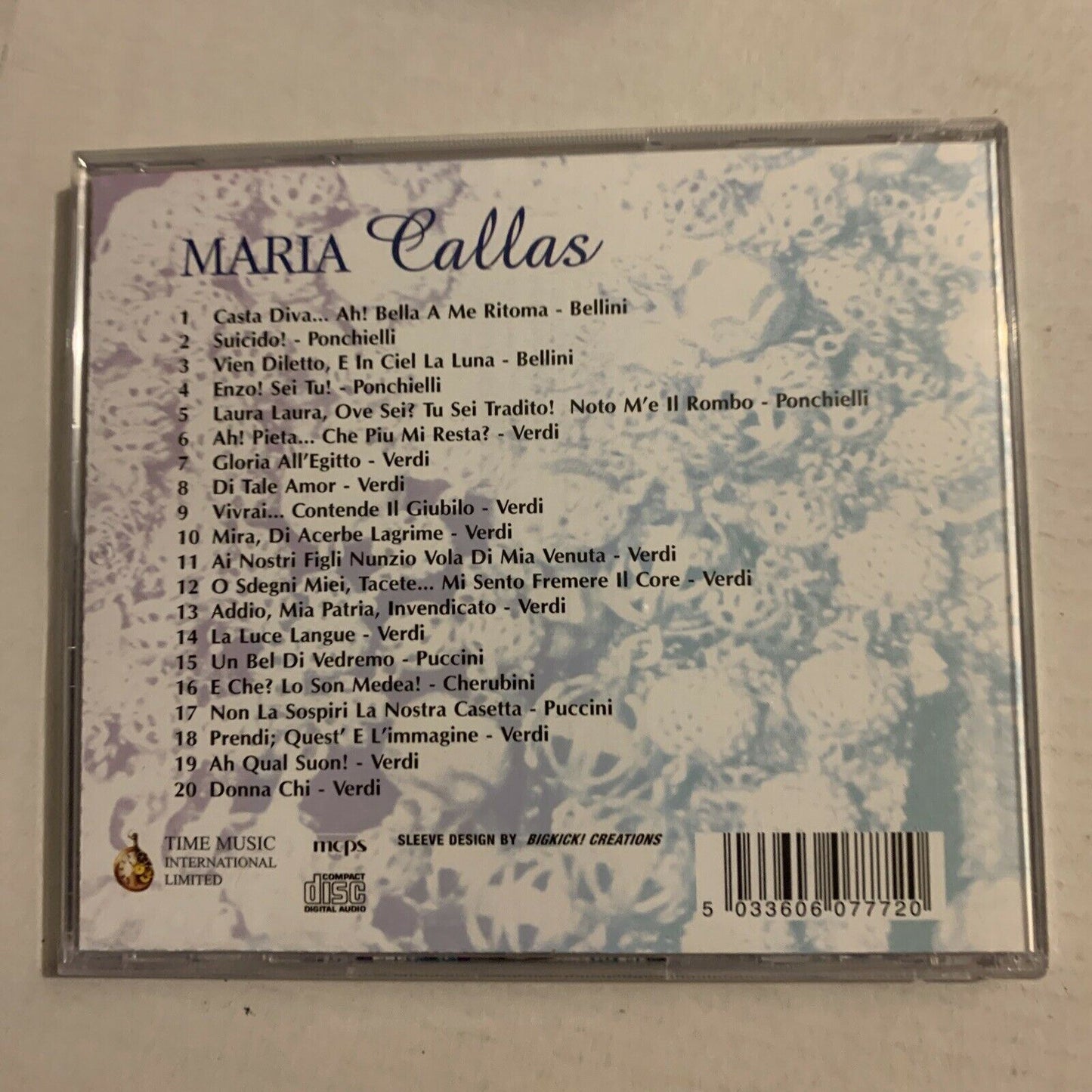 Maria Callas (CD, Sep-2005, 3 Discs, Time Music International Limited)