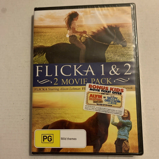 *New Sealed* Flicka / Flicka 2 - Friends Forever (DVD, 2006) Region 4