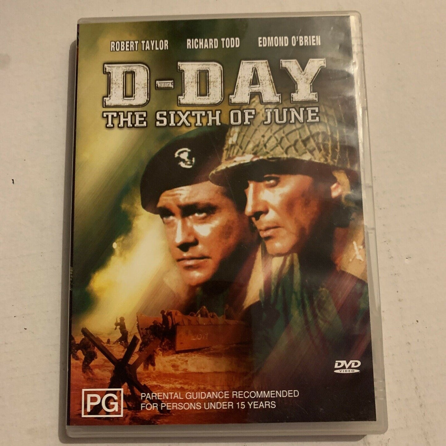 D-Day - The Sixth Of June (DVD, 1956) Robert Taylor, Richard Todd. Region 4,2