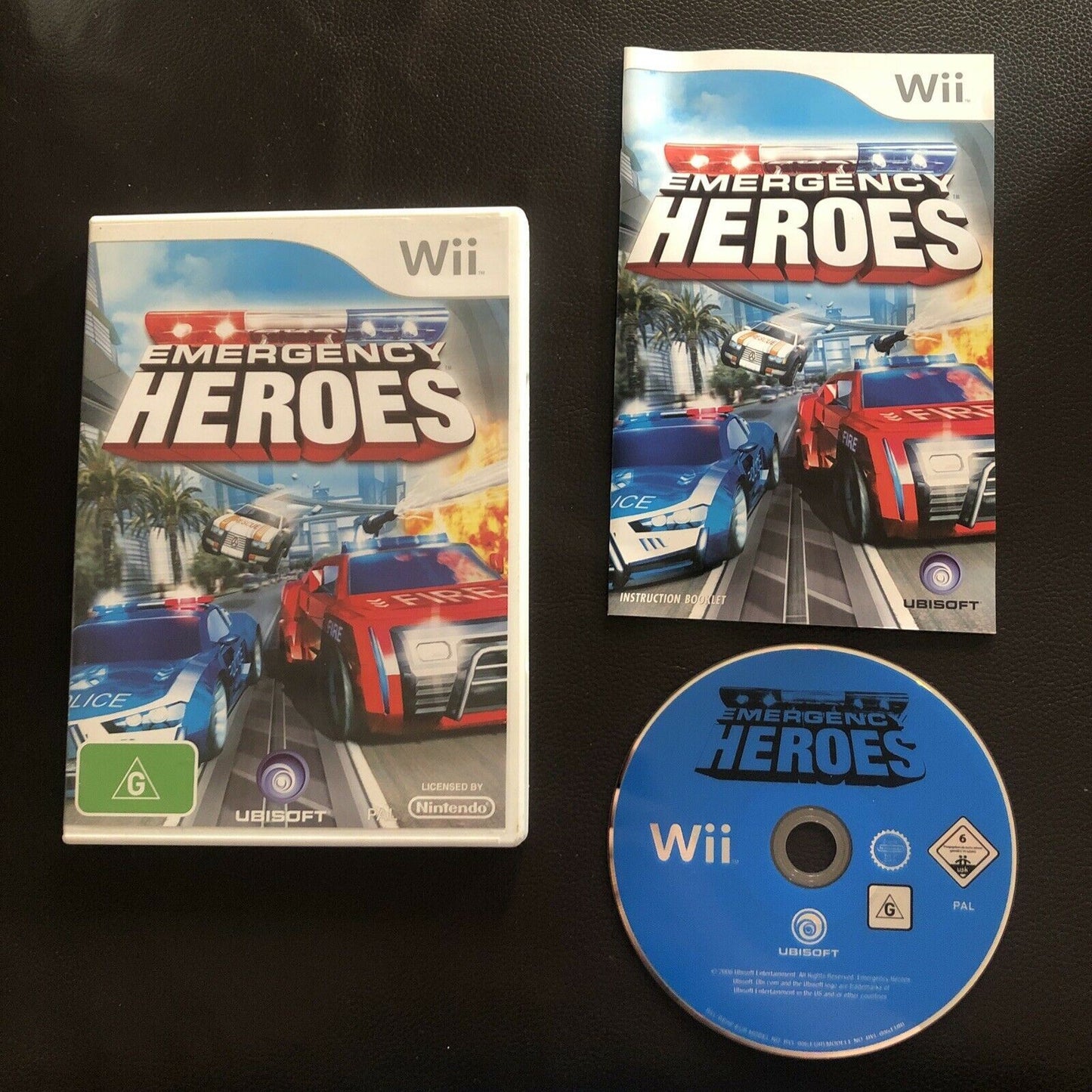 Emergency Heroes - Nintendo Wii PAL Game + Manual