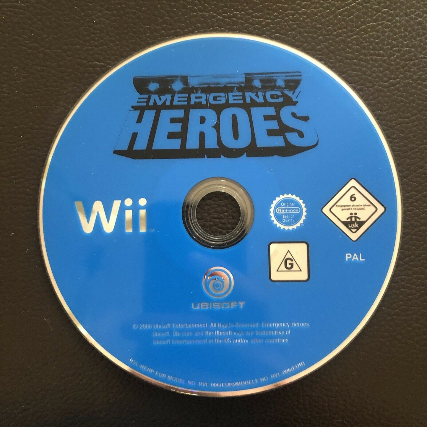 Emergency Heroes - Nintendo Wii PAL Game + Manual