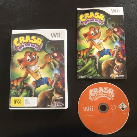 Crash: Mind Over Mutant - Nintendo Wii Game PAL Complete with Manual