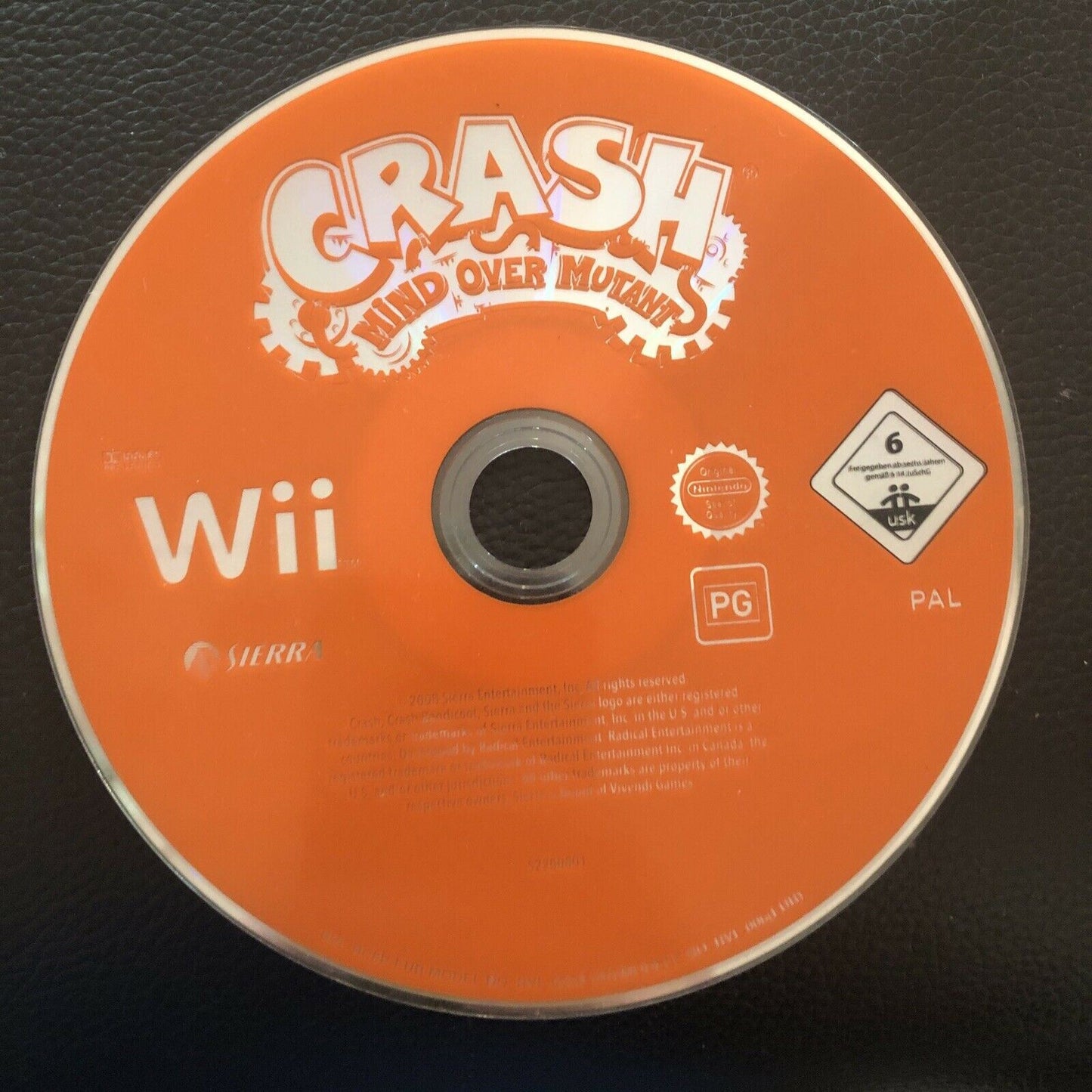 Crash: Mind Over Mutant - Nintendo Wii Game PAL Complete with Manual