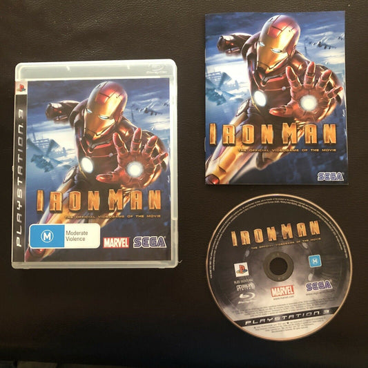 Iron Man - Sony PlayStation 3 PS3 Action Adventure Game w Manual