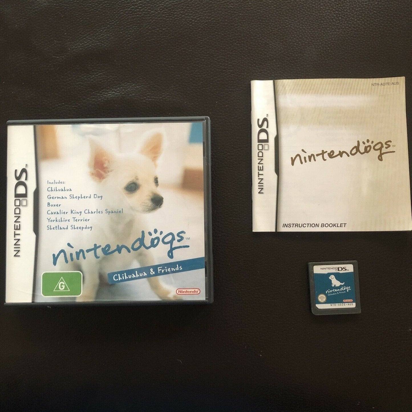 Nintendogs: Chihuahua & Friends - Nintendo DS Game w Manual