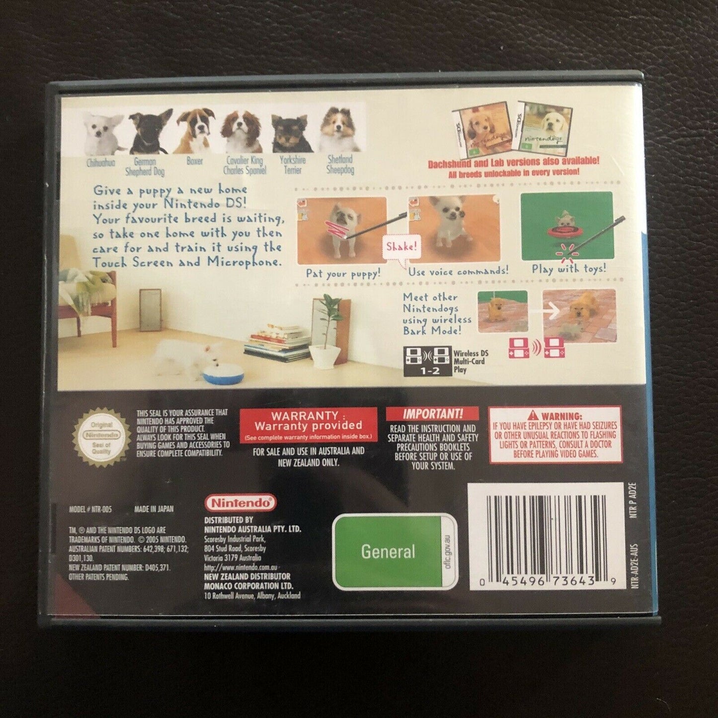 Nintendogs: Chihuahua & Friends - Nintendo DS Game w Manual