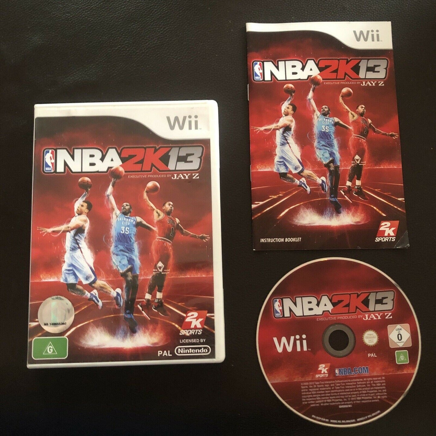 NBA 2K13 - Nintendo Wii PAL Basketball Game Complete