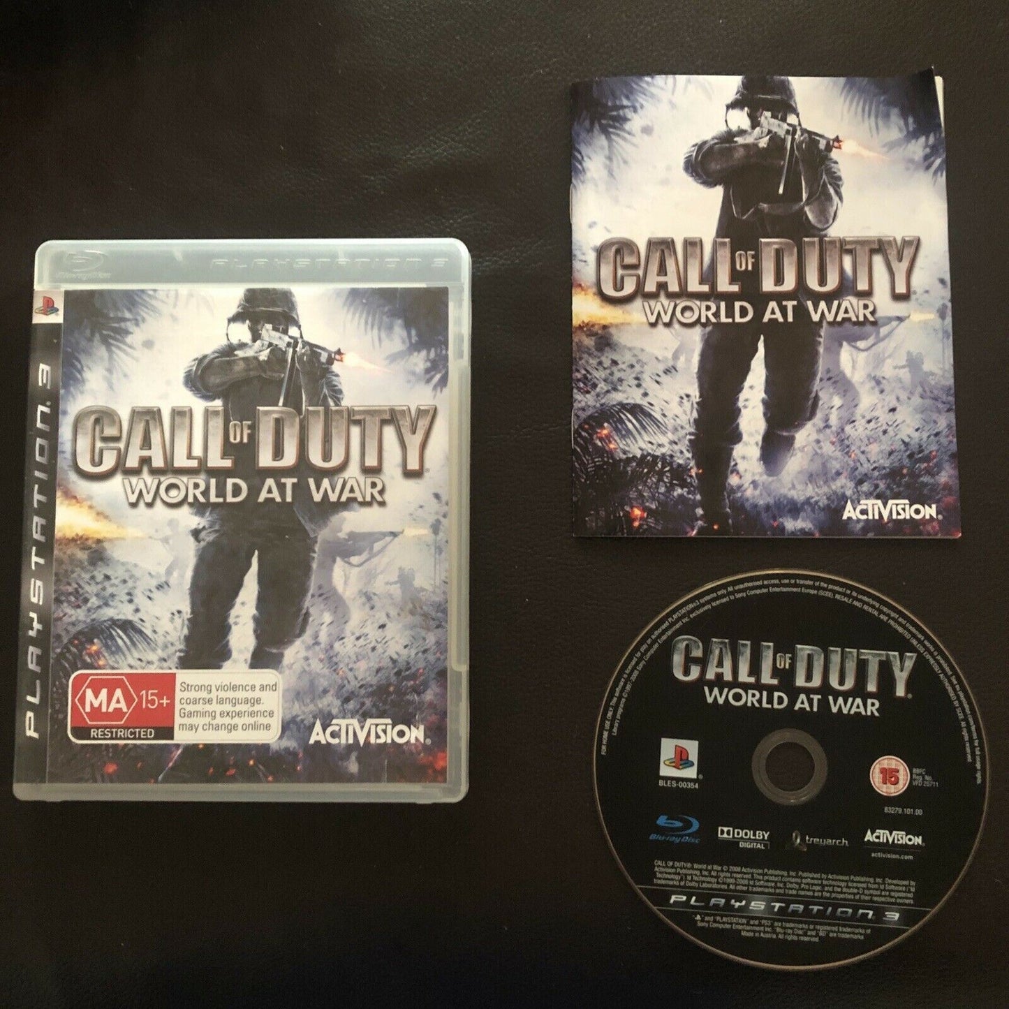 Call of Duty: World at War - PS3 Game w Manual