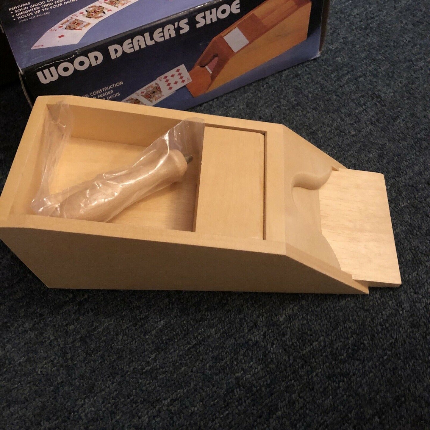 Wood Dealers Shoe Card Feeder Games