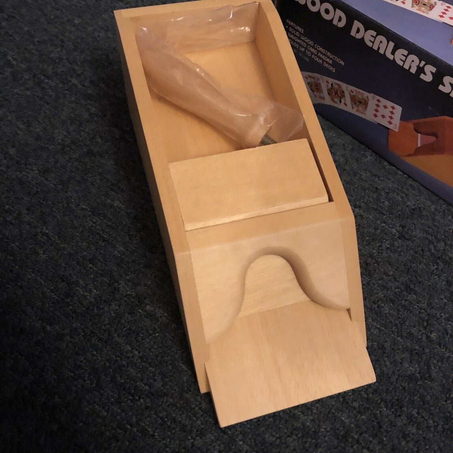 Wood Dealers Shoe Card Feeder Games