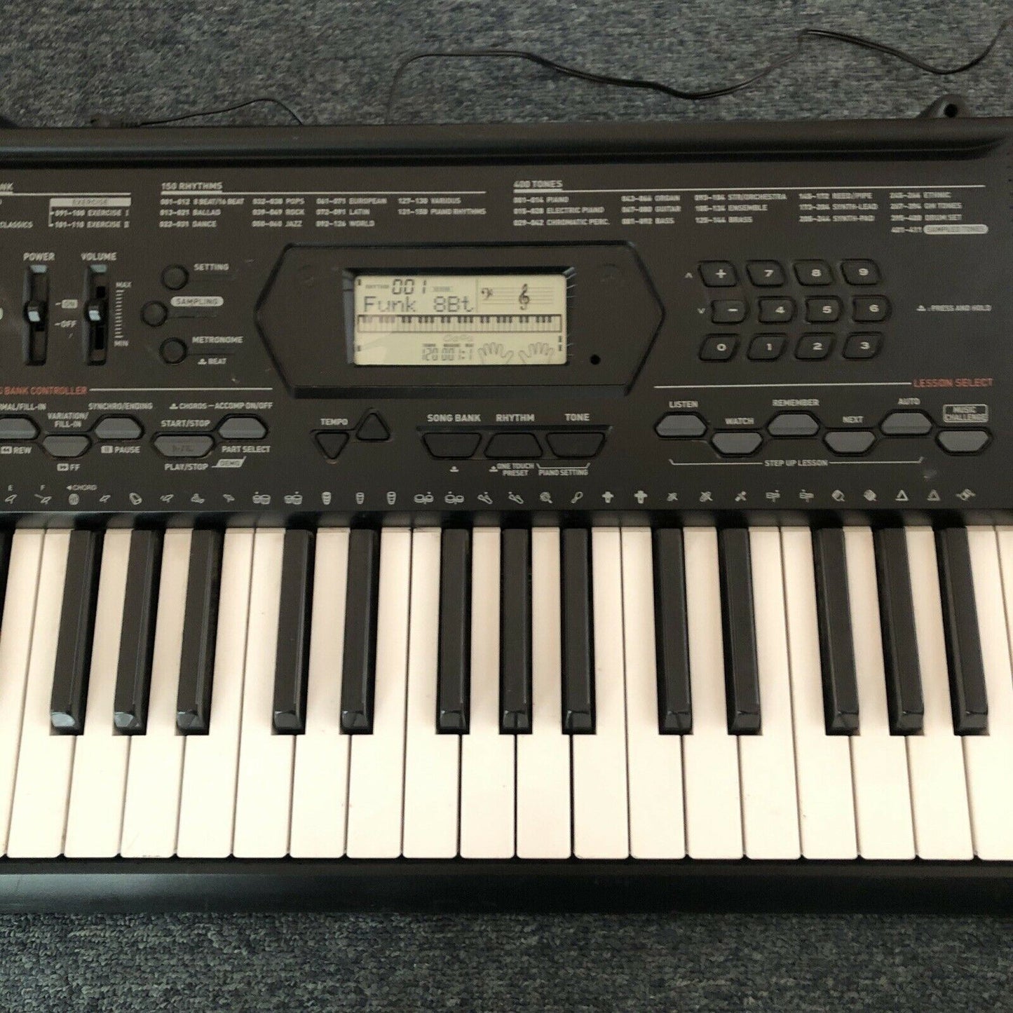 Casio CTK-3000 61 Key, Touch Sensitive Personal Keyboard with MP3 Connection