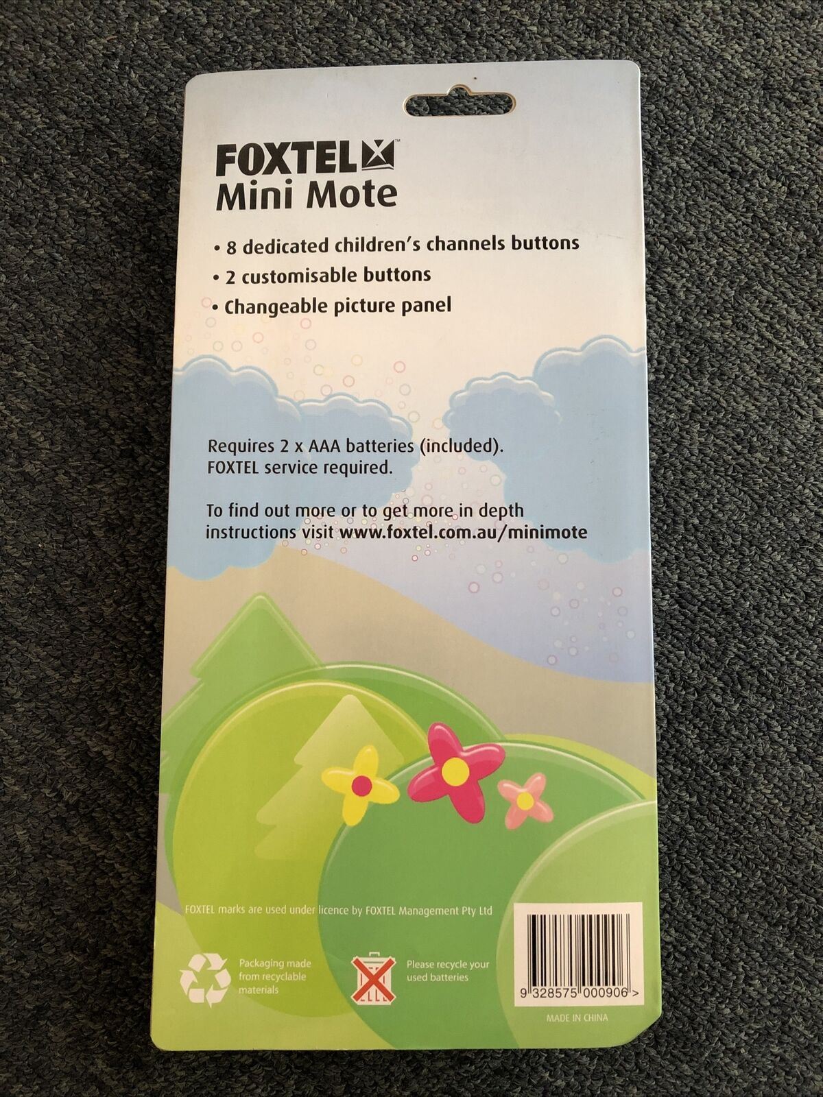 NEW Genuine Foxtel Mini Mote Remote Control