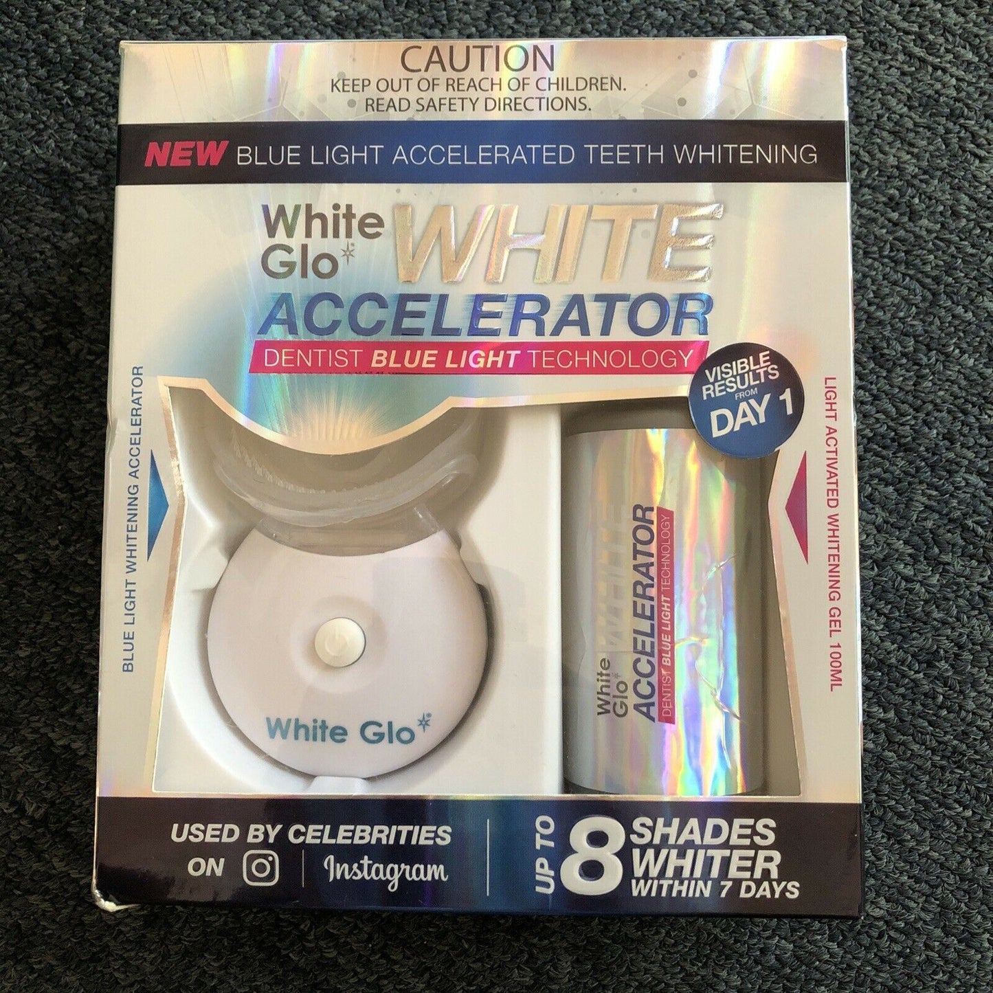 White Glo White Accelerator Blue Light Teeth Whitening System