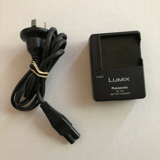 Genuine Panasonic Lumix DE-A76 Battery Charger for DMW-BCH7, DMW-BCH7E, DMW-BCHY