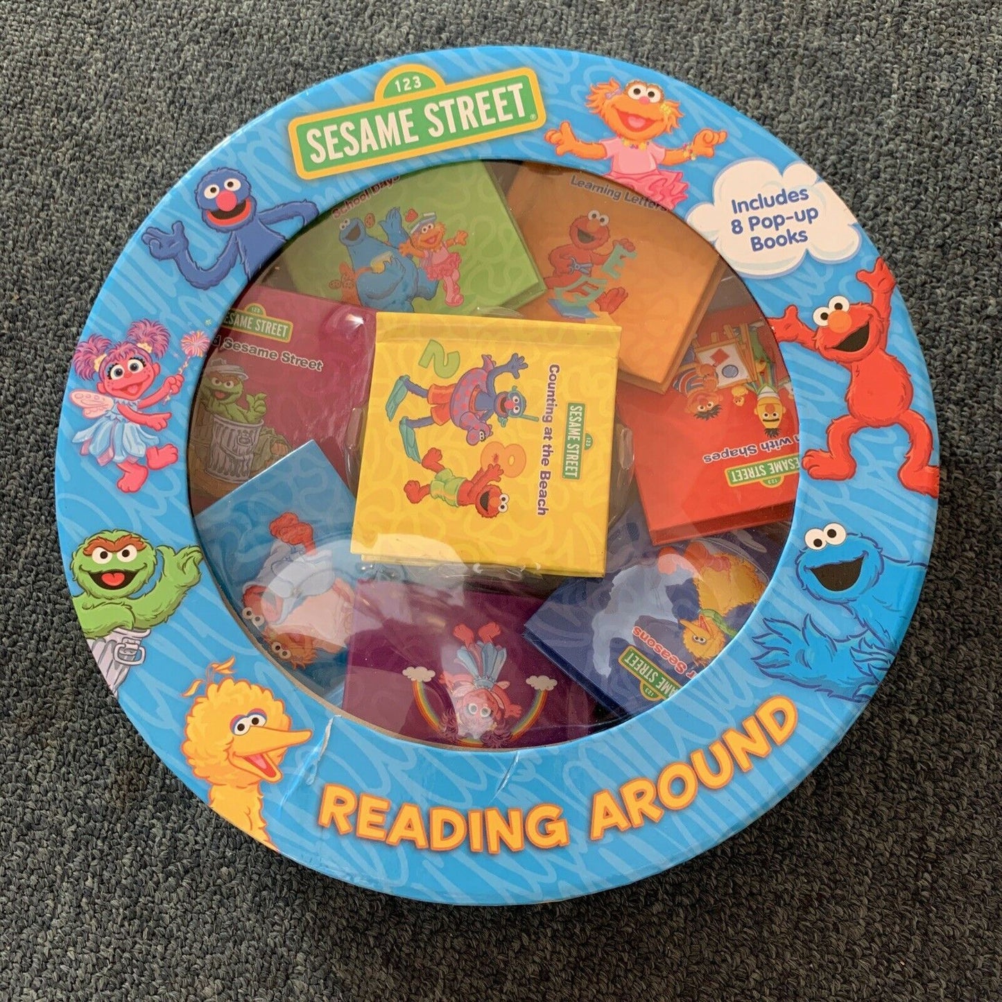 Reading Around Sesame Street: Eight Pop-Up Books, in Case - Hardcover