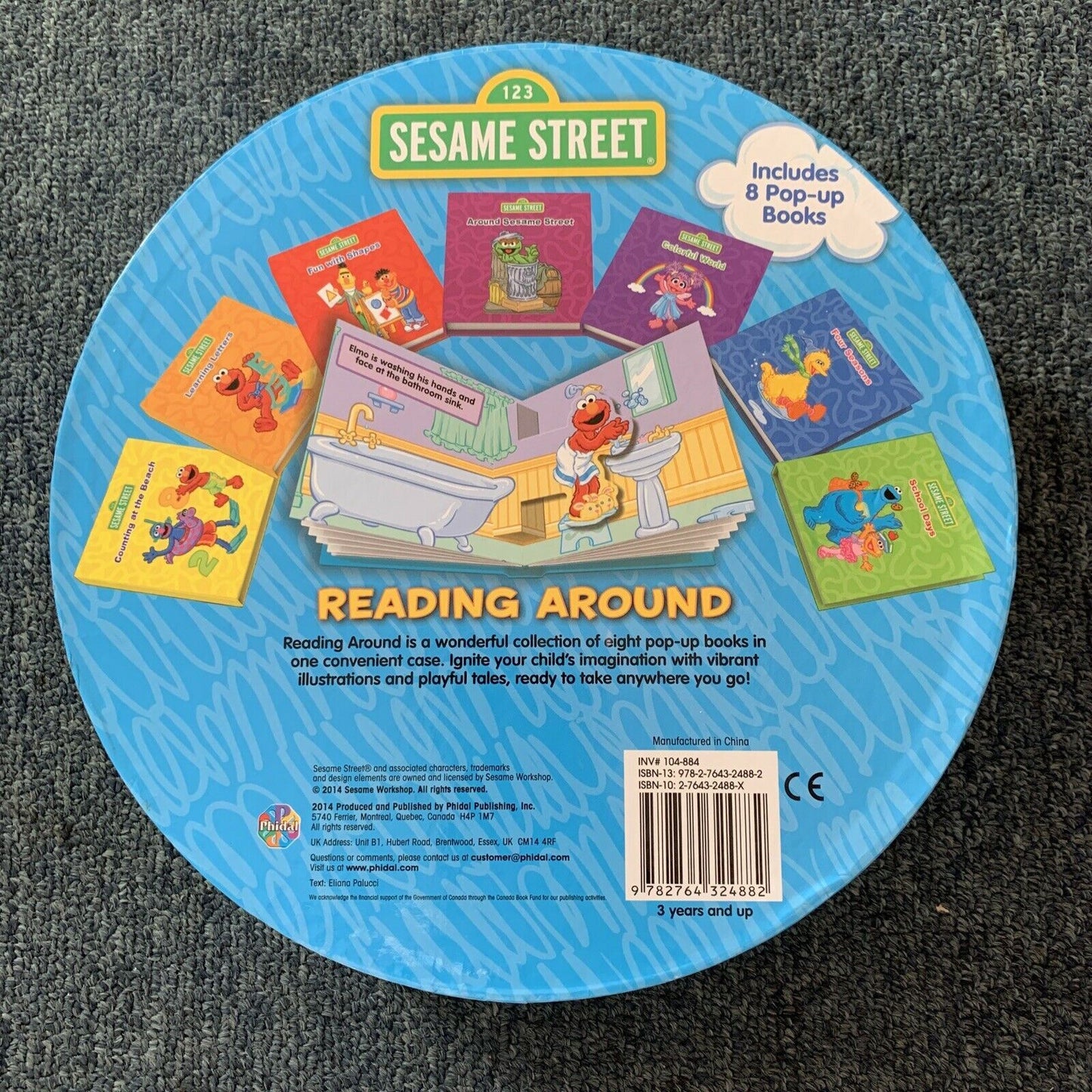 Reading Around Sesame Street: Eight Pop-Up Books, in Case - Hardcover